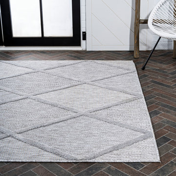 Salines Diamond Trellis Indoor/outdoor Area Rug